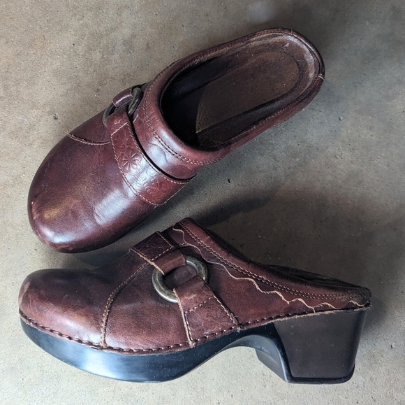 leather DANSKO clogs mules 40 9 - Picture 1 of 8